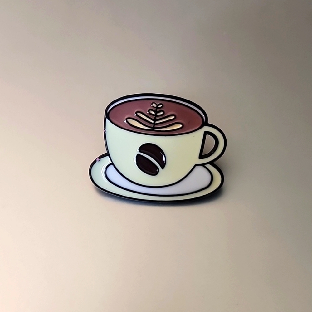 Coffee Pin Coffee Lover Coffee Cup - Picture 1 of 3